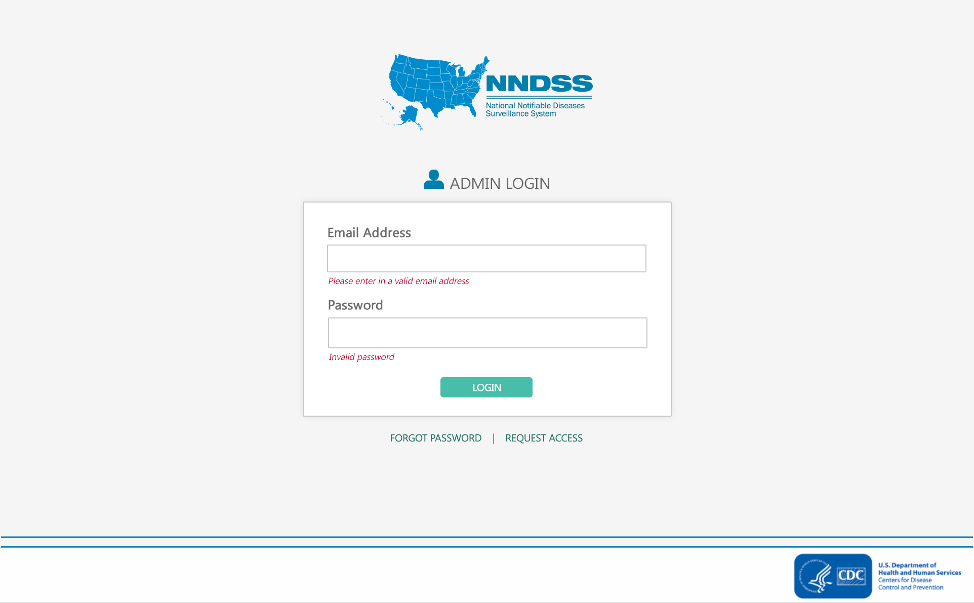 NNDSS Login